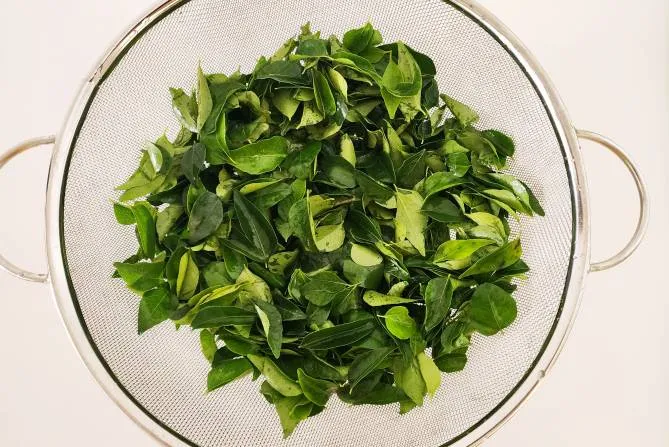 drain curry leaves