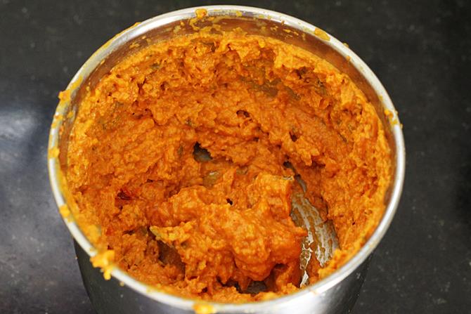 making ground masala for fish curry recipe