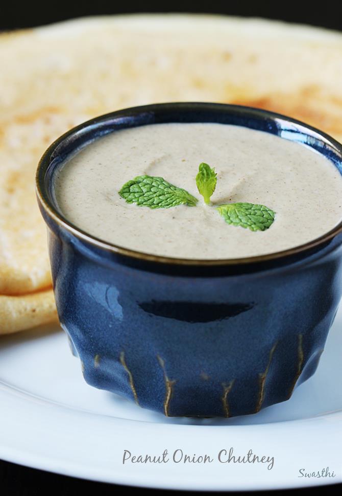 peanut onion chutney