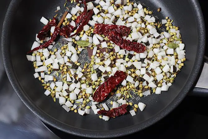 coconut for chettinad masala