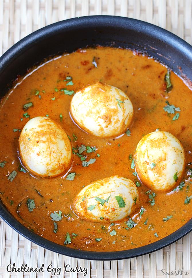 Chettinad egg curry