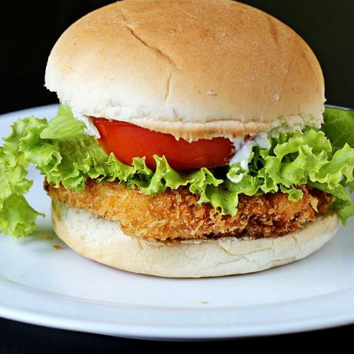 Chicken Burger Recipe - Swasthi's Recipes