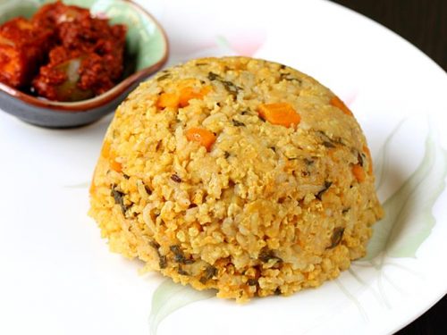 Foxtail Millet Pulao  Korralu Pulao    Swasthi s Recipes - 17