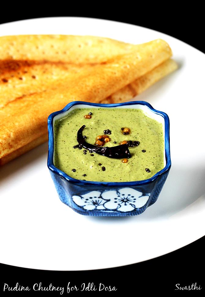 Pudina chutney recipe Mint chutney recipe Pudina pachadi