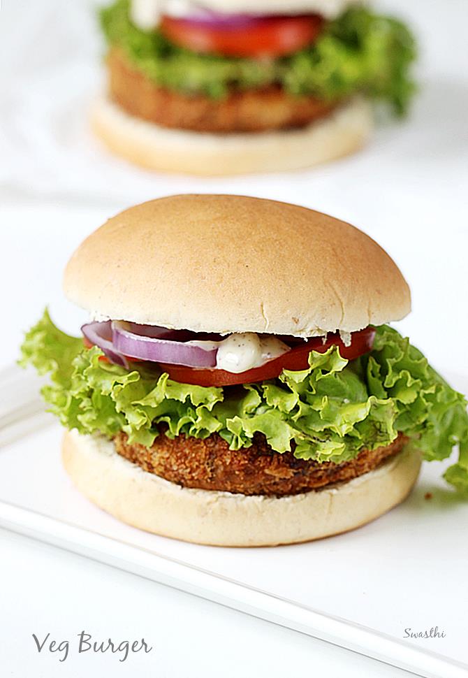 How To Make Veg Burger At Home Recipe How To Make Veg Burger At Home Recipe