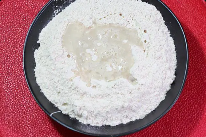 flour oil salt to make ajwain paratha