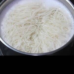 noodles boiling in a pot