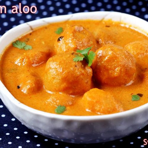 Dum Aloo Recipe How To Make Dum Aloo Swasthi S Recipes