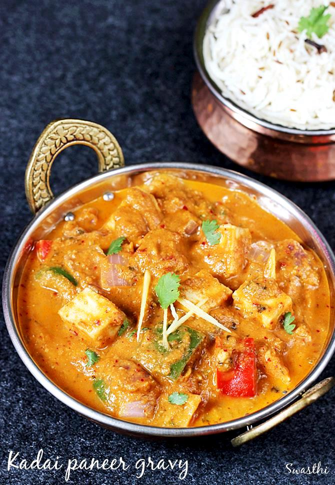 Kadai paneer recipe How to make kadai paneer gravy Paneer recipes