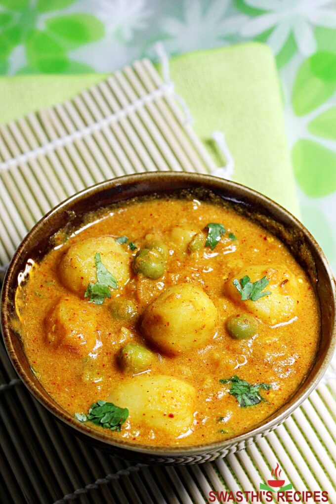 Dum Aloo Recipe   Restaurant Style   Swasthi s Recipes - 48