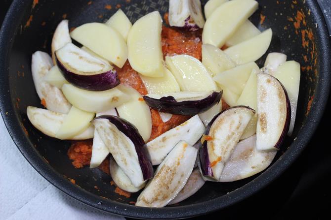 addition of veggies