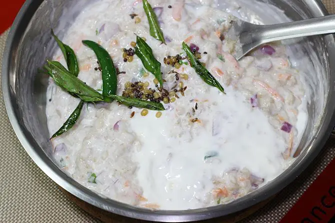 tempered curd oats recipe