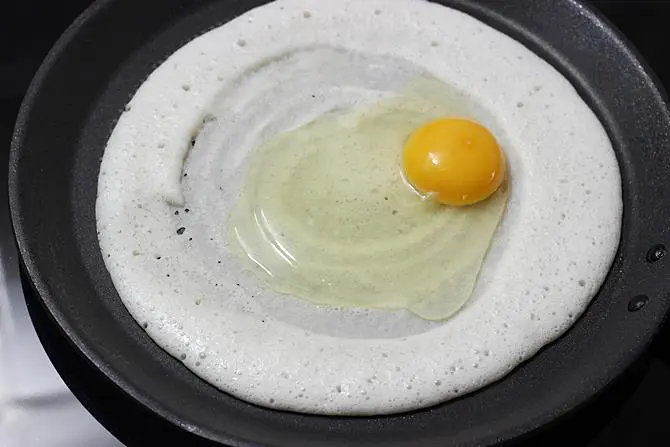 addition of egg