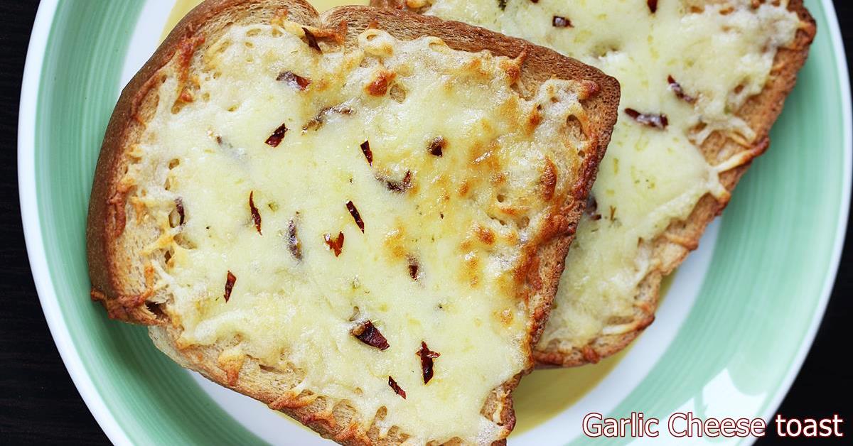 Garlic Cheese Toast Recipe Swasthi S Recipes Garlic Cheese Toast Recipe Swasthi S Recipes