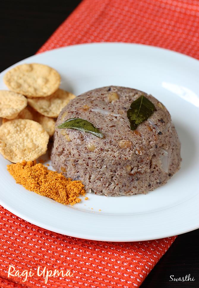 Ragi Rava Upma Recipe | How to Make Ragi Upma | Ragi Recipes