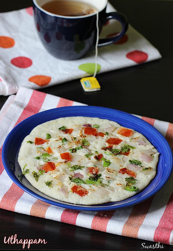 Uttapam recipe How to make onion uttapam Uthappam recipe