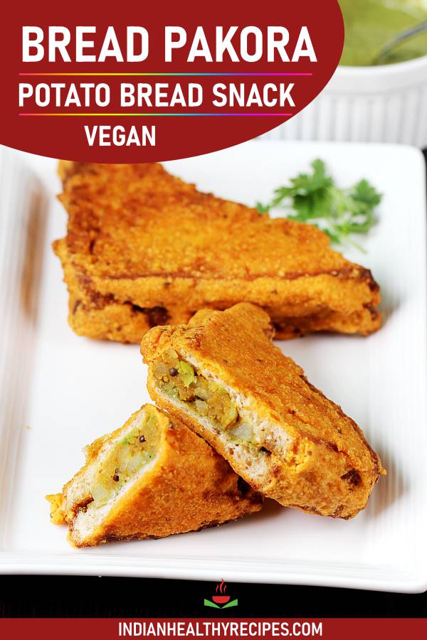 Bread pakora recipe (Bread pakoda)