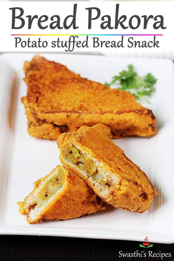 Bread pakora recipe (Bread pakoda)