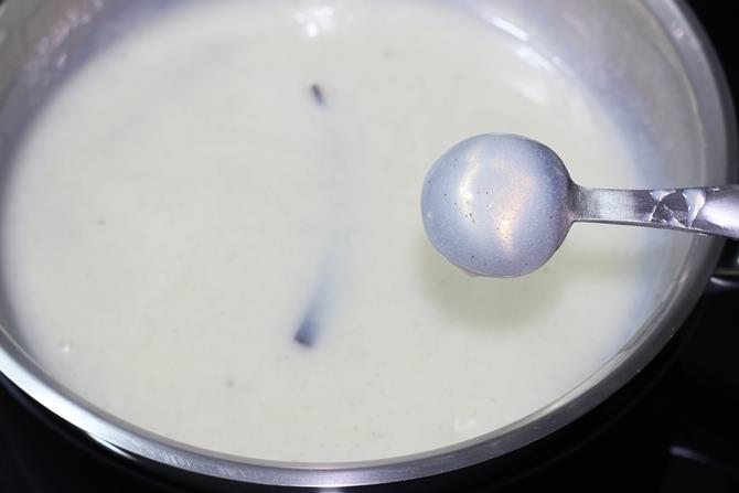 cooking custard for eggless ice cream recipe