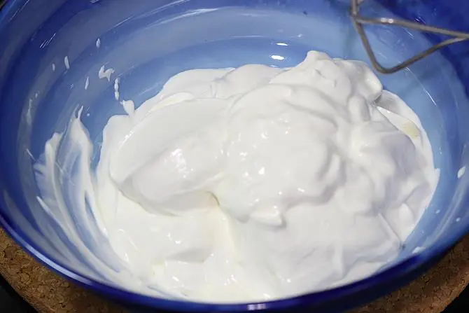 addition of amulcream to make eggless ice cream recipe