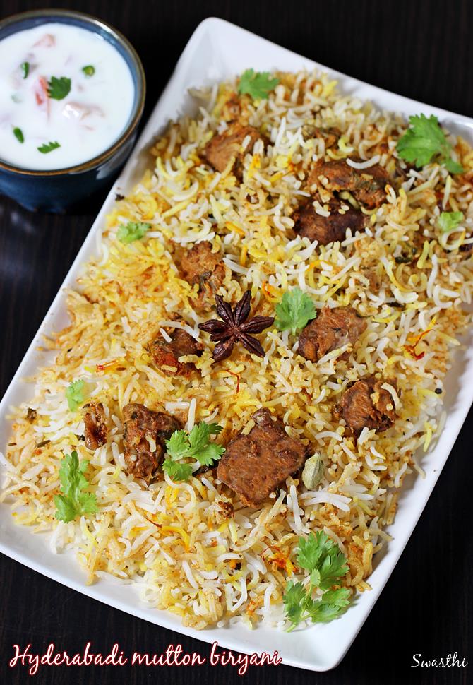 Image result for hyderabadi dum biryani images