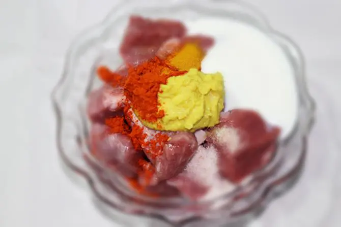 marinate lamb meat