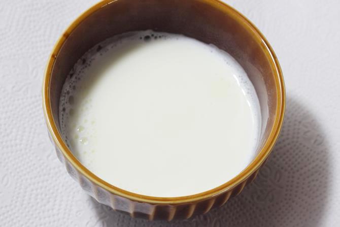 boiling milk for mint ice cream recipe