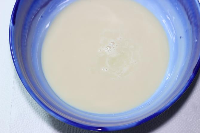 mint flavored milk for ice cream