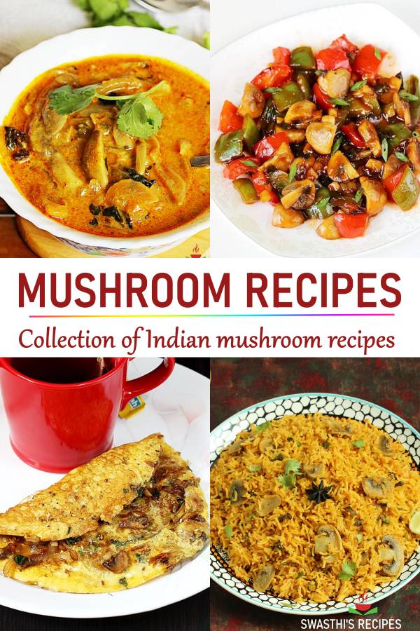 Mushroom recipes | 20 simple Indian mushroom recipes