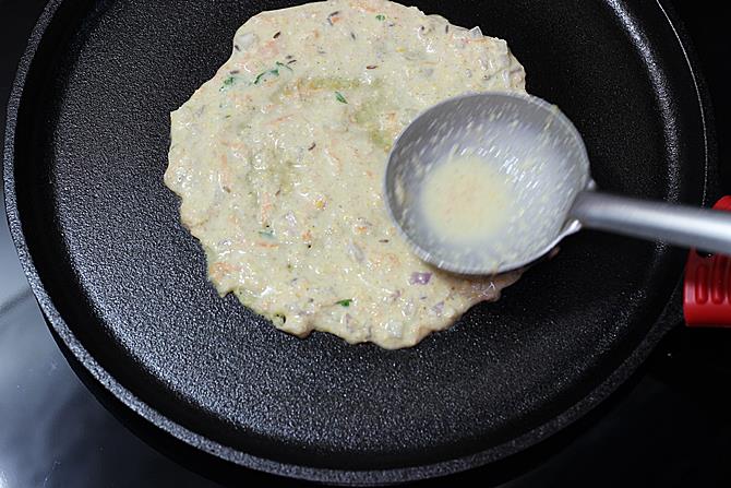 Oats Chilla Recipe in 20 Minutes   Swasthi s Recipes - 16