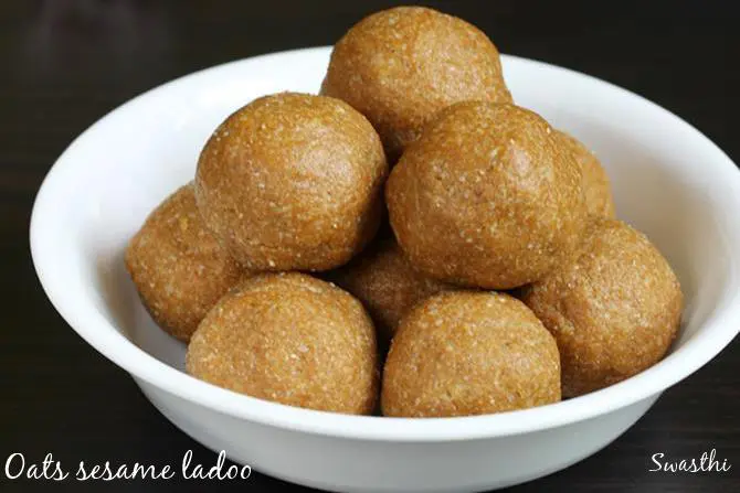 oats sesame ladoo recipes