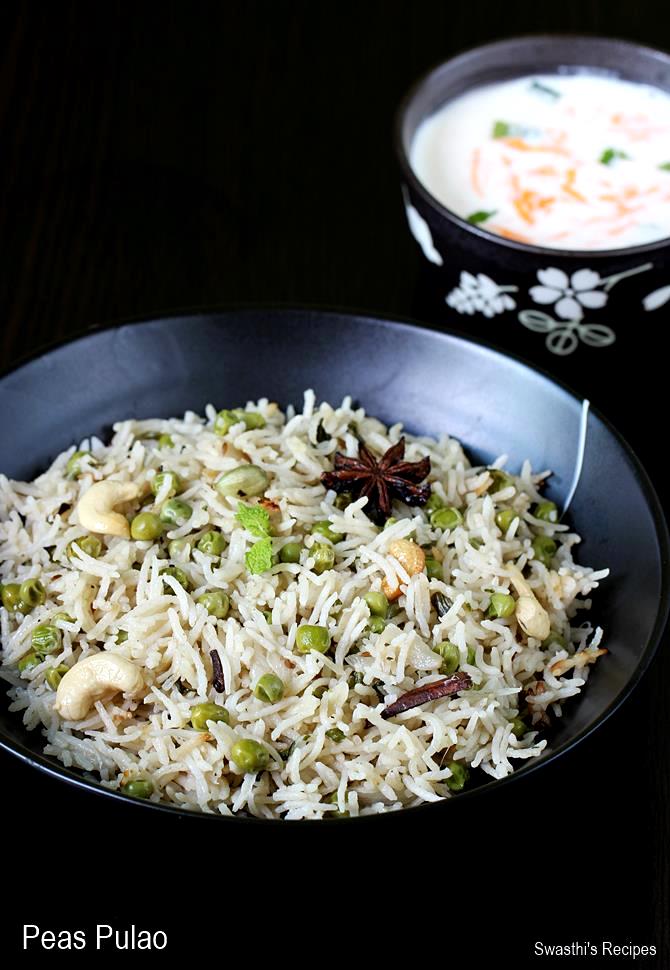 Peas pulao recipe video  How to make matar pulao  Green 