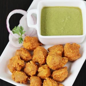 Soya pakora | Meal maker pakoda using soya nuggets