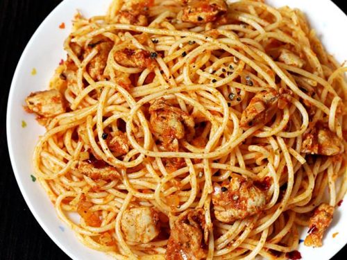 Chicken pasta | How to make chicken pasta | Chicken spaghetti