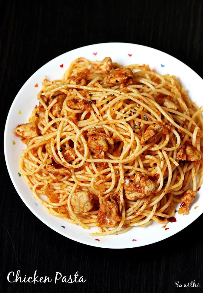 Chicken pasta | How to make chicken pasta | Chicken spaghetti