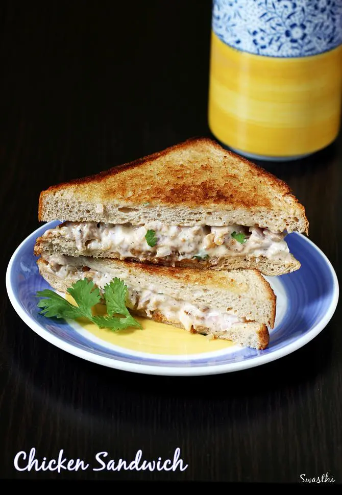 Mayo chicken sandwich recipe | Chicken sandwich with mayonnaise