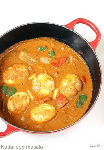 Kadai egg masala recipe | Egg capsicum curry