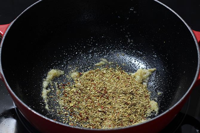 Add the kadai