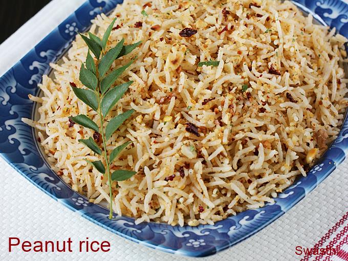 Peanut Rice Recipe   Swasthi s Recipes - 24