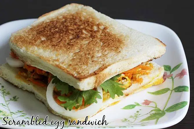 scrambled egg sandwich recipe