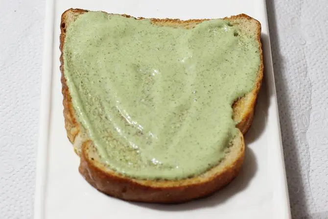 Smear green chutney