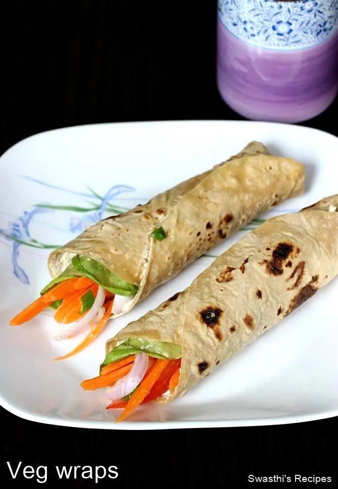 Whole-Wheat Veggie Wrap