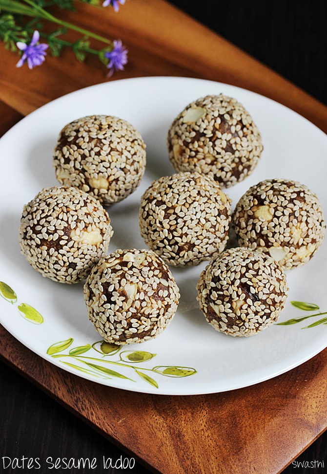 dates sesame laddu recipe