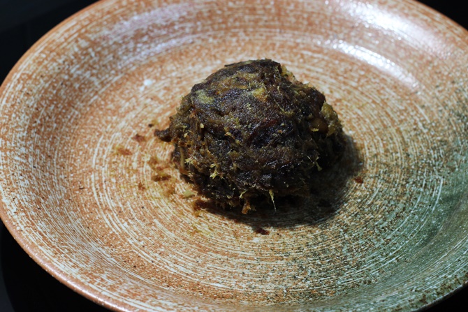 kneading for dates sesame ladoo recipe