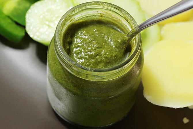 green chutney for grilled sandwich