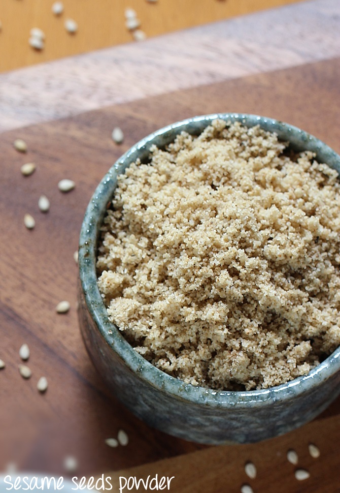 powdered sesame seeds