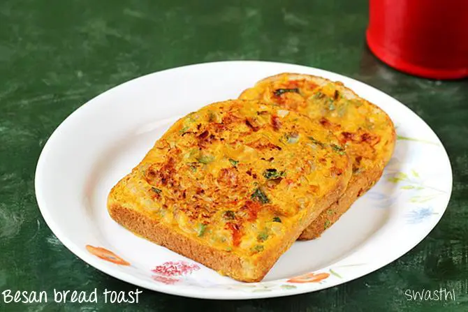 bread besan toast