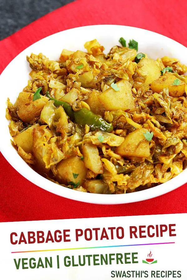 Cabbage sabzi ( Cabbage potato recipe)