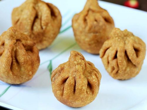 Modak Recipe With   Without Mould   Swasthi s Recipes - 91