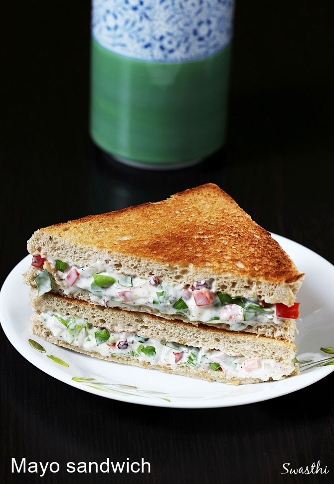 veg mayonnaise sandwich recipe